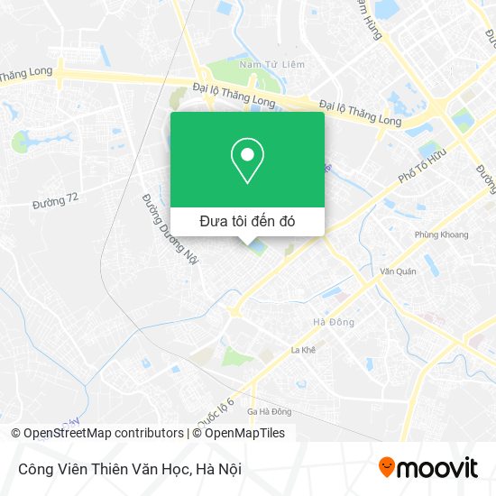 Bản đồ Công Viên Thiên Văn Học