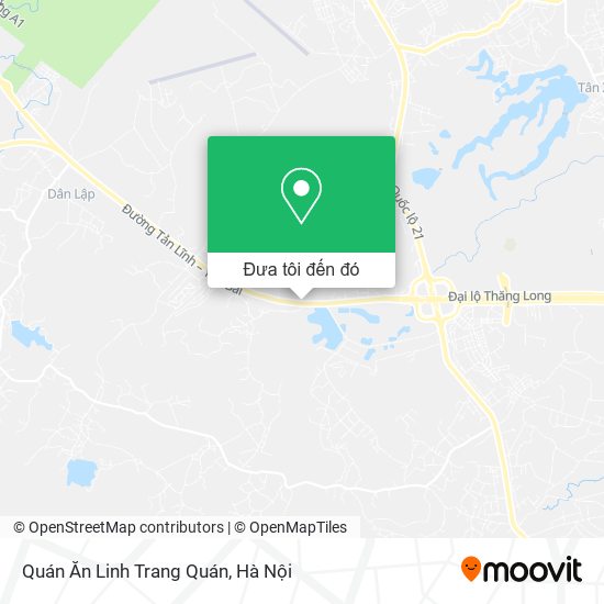 Bản đồ Quán Ăn Linh Trang Quán