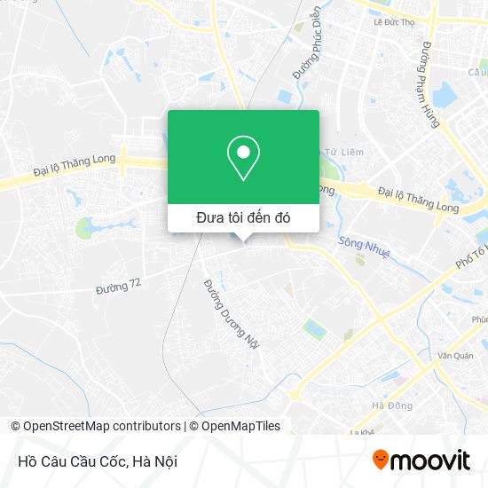 Bản đồ Hồ Câu Cầu Cốc