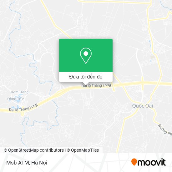 Bản đồ Msb ATM