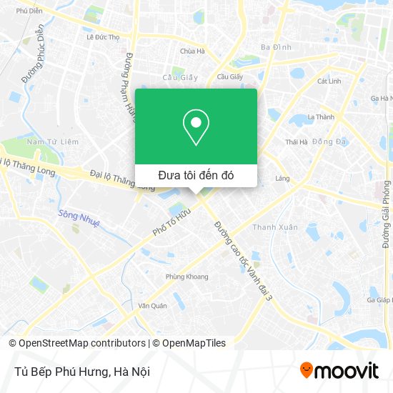 Bản đồ Tủ Bếp Phú Hưng
