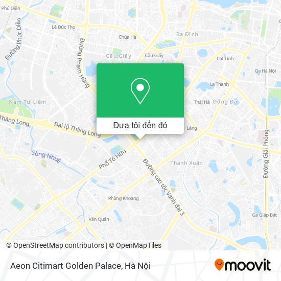 Bản đồ Aeon Citimart Golden Palace