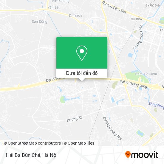 Bản đồ Hải Ba Bún Chả