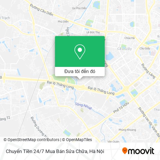 Bản đồ Chuyển Tiền 24 / 7 Mua Bán Sửa Chữa