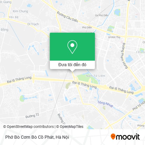 Bản đồ Phở Bò Cơm Bò Cồ Phát
