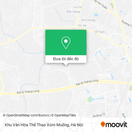 Bản đồ Khu Văn Hóa Thể Thao Xóm Muống