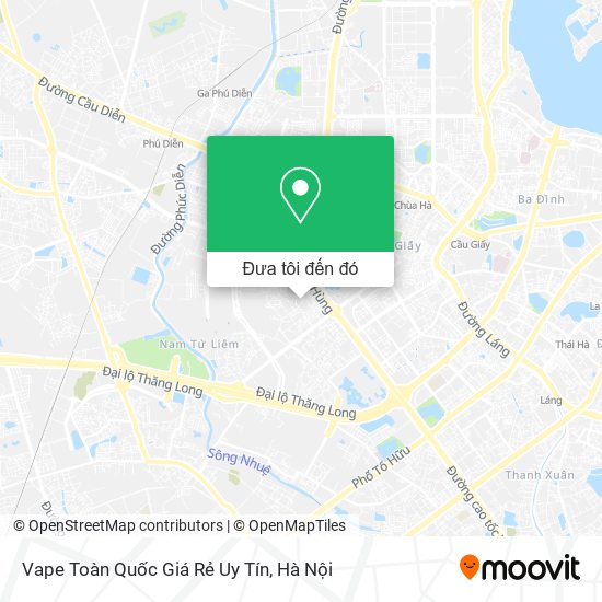 Bản đồ Vape Toàn Quốc Giá Rẻ Uy Tín