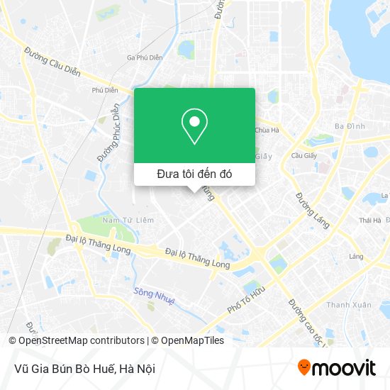 Bản đồ Vũ Gia Bún Bò Huế
