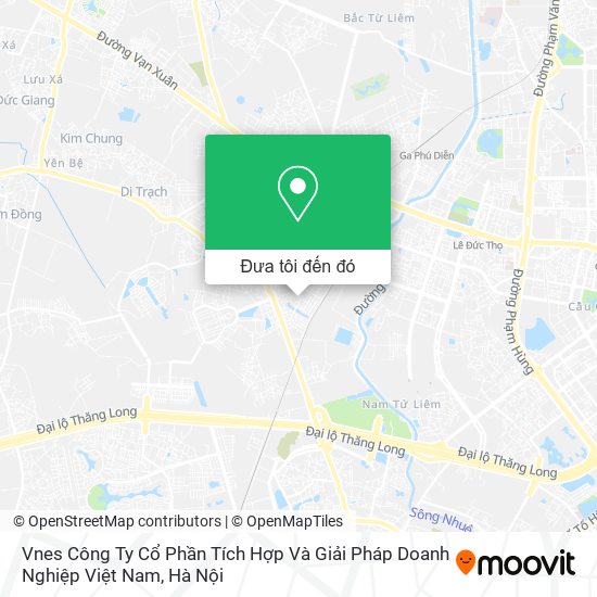 Bản đồ Vnes Công Ty Cổ Phần Tích Hợp Và Giải Pháp Doanh Nghiệp Việt Nam