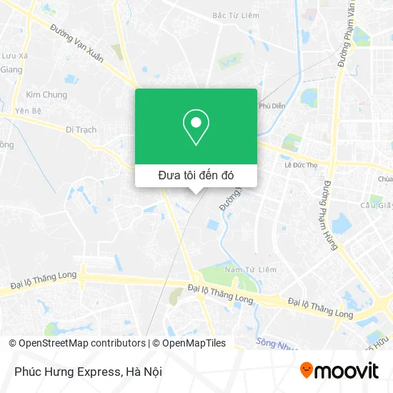 Bản đồ Phúc Hưng Express