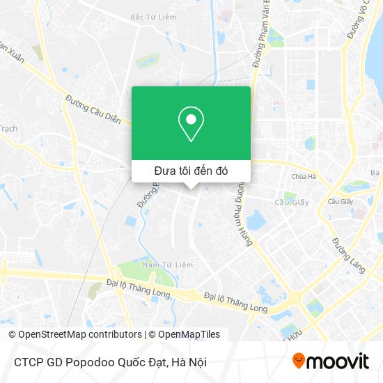 Bản đồ CTCP GD Popodoo Quốc Đạt