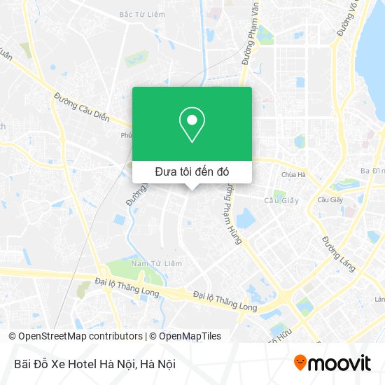 Bản đồ Bãi Đỗ Xe Hotel Hà Nội