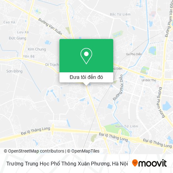 Bản đồ Trường Trung Học Phổ Thông Xuân Phương