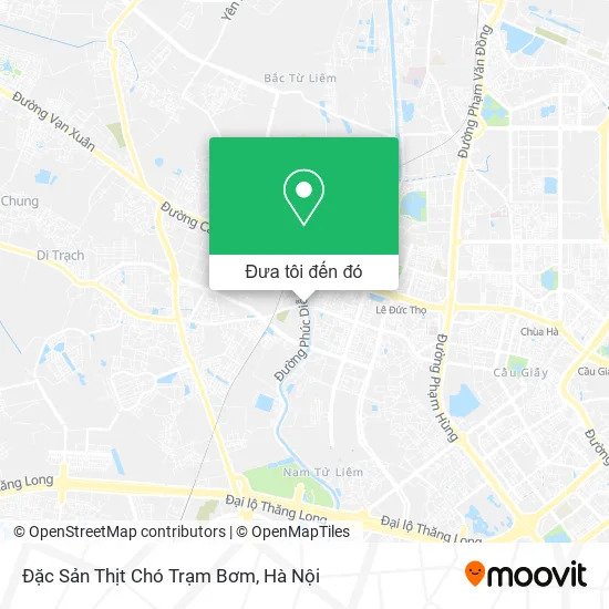 Bản đồ Đặc Sản Thịt Chó Trạm Bơm