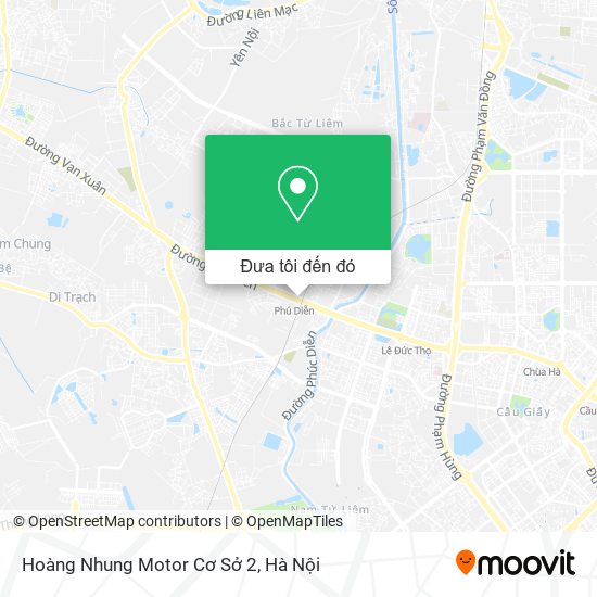 Bản đồ Hoàng Nhung Motor Cơ Sở 2