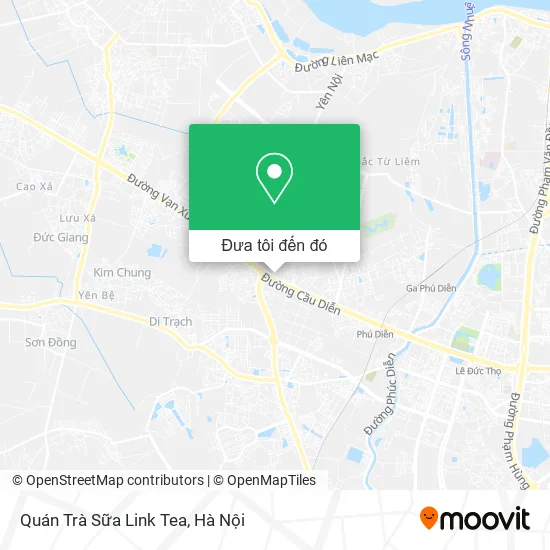 Bản đồ Quán Trà Sữa Link Tea