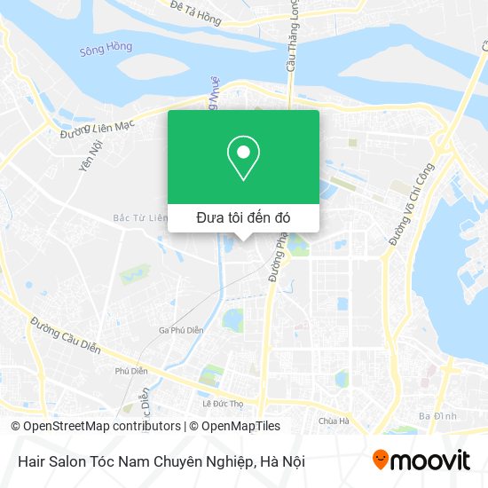 Bản đồ Hair Salon Tóc Nam Chuyên Nghiệp