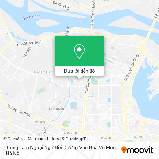 Bản đồ Trung Tâm Ngoại Ngữ Bồi Dưỡng Văn Hóa Vũ Môn