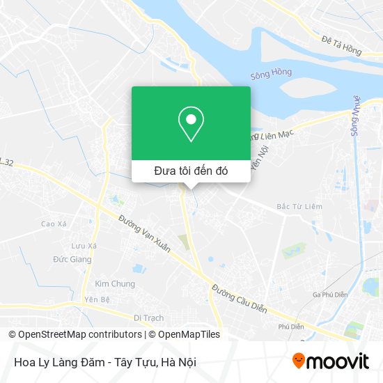 Bản đồ Hoa Ly Làng Đăm - Tây Tựu