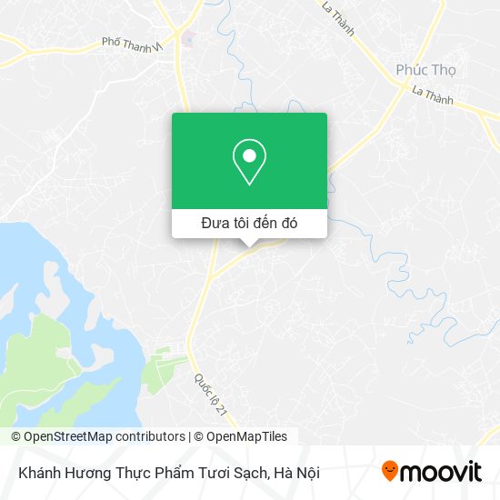 Bản đồ Khánh Hương Thực Phẩm Tươi Sạch