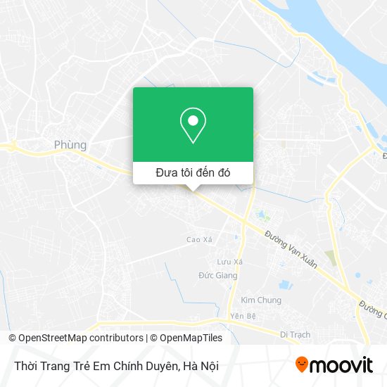 Bản đồ Thời Trang Trẻ Em Chính Duyên