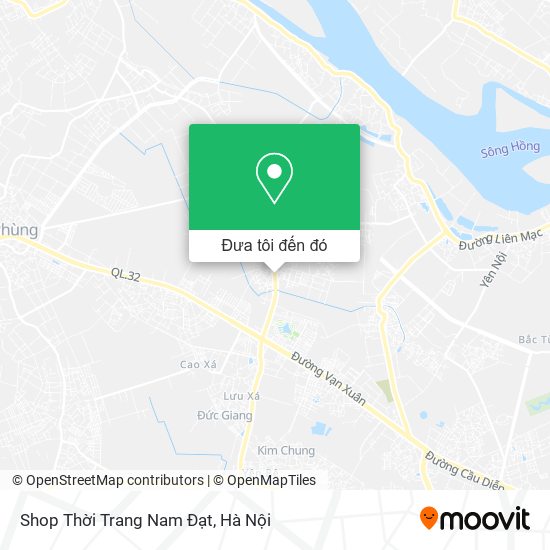 Bản đồ Shop Thời Trang Nam Đạt