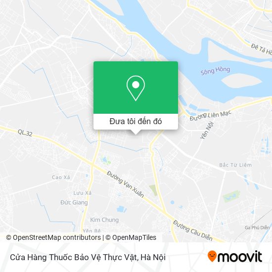 Bản đồ Cửa Hàng Thuốc Bảo Vệ Thực Vật