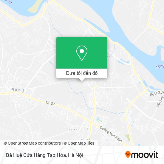 Bản đồ Bà Huệ Cửa Hàng Tạp Hóa