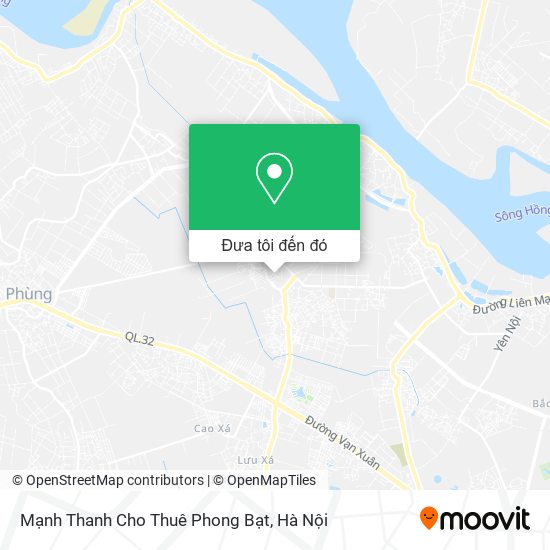 Bản đồ Mạnh Thanh Cho Thuê Phong Bạt