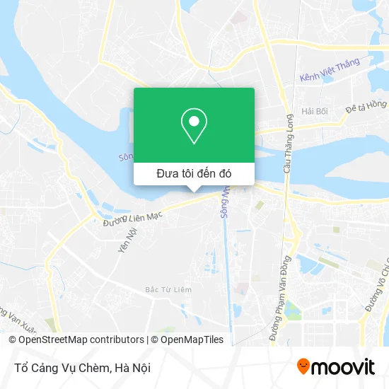 Bản đồ Tổ Cảng Vụ Chèm