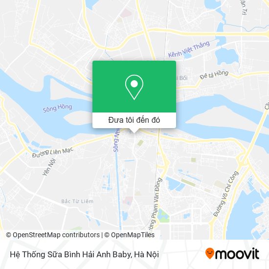 Bản đồ Hệ Thống Sữa Bình Hải Anh Baby