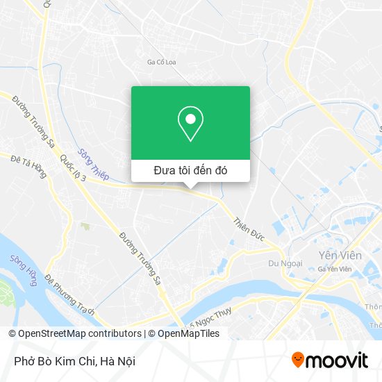 Bản đồ Phở Bò Kim Chi