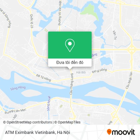 Bản đồ ATM Eximbank Vietinbank