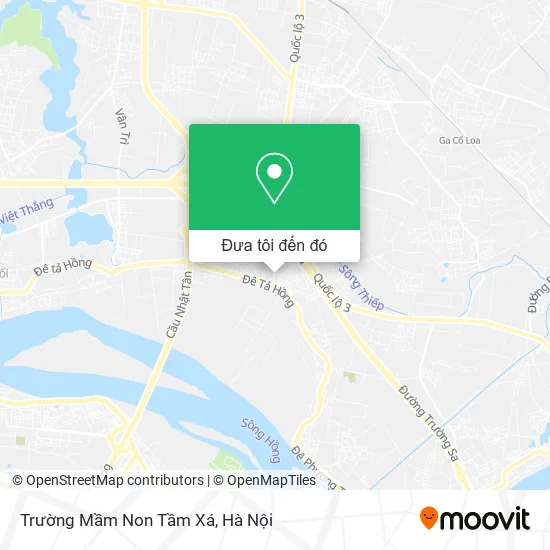 Bản đồ Trường Mầm Non Tầm Xá