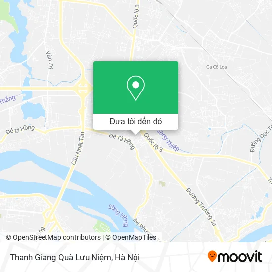 Bản đồ Thanh Giang Quà Lưu Niệm