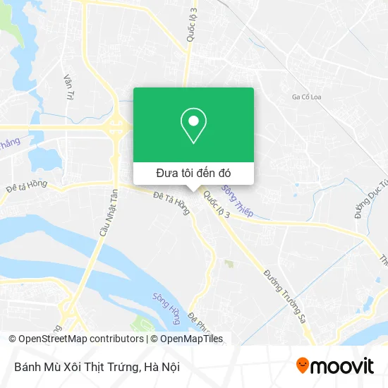 Bản đồ Bánh Mù Xôi Thịt Trứng