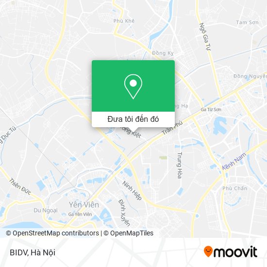 Bản đồ BIDV