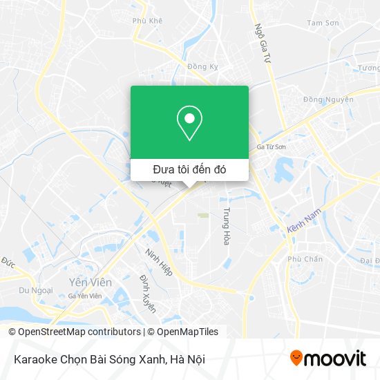 Bản đồ Karaoke Chọn Bài Sóng Xanh