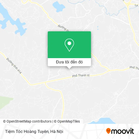 Bản đồ Tiệm Tóc Hoàng Tuyên