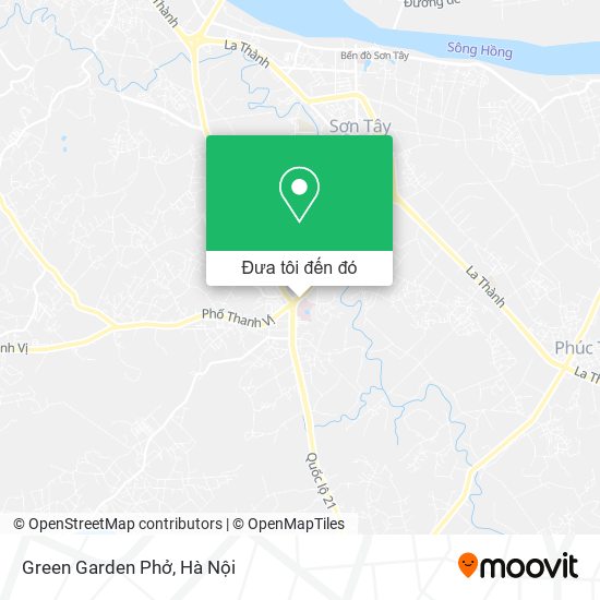 Bản đồ Green Garden Phở