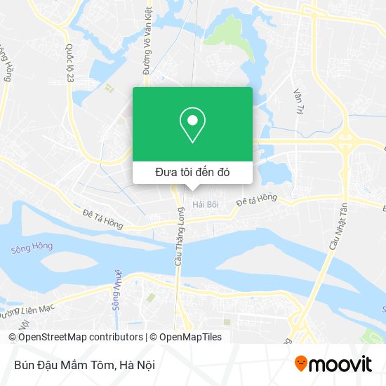 Bản đồ Bún Đậu Mắm Tôm