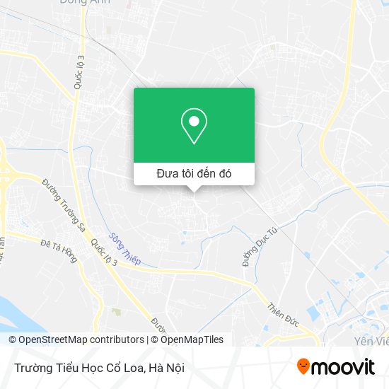 Bản đồ Trường Tiểu Học Cổ Loa