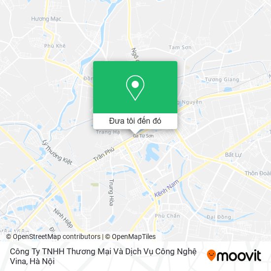 Bản đồ Công Ty TNHH Thương Mại Và Dịch Vụ Công Nghệ Vina