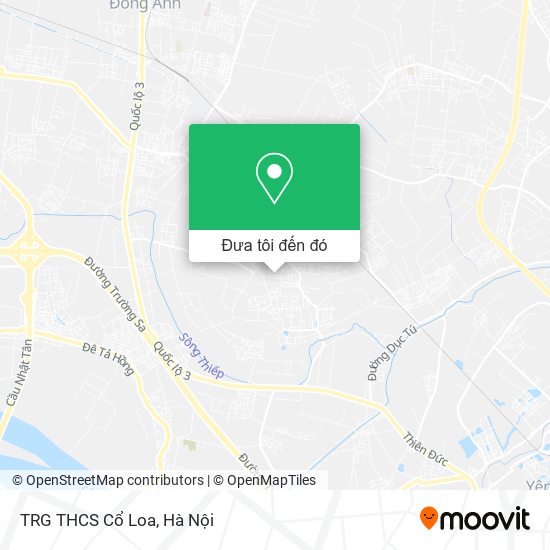Bản đồ TRG THCS Cổ Loa