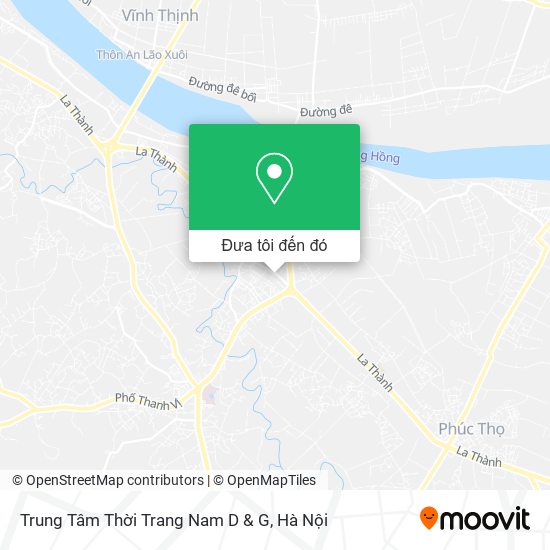 Bản đồ Trung Tâm Thời Trang Nam D & G