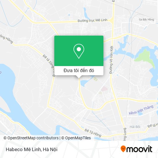Bản đồ Habeco Mê Linh