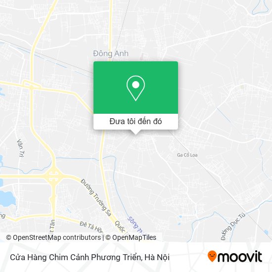 Bản đồ Cửa Hàng Chim Cảnh Phương Triển