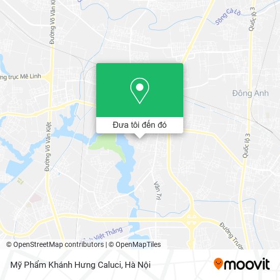 Bản đồ Mỹ Phẩm Khánh Hưng Caluci