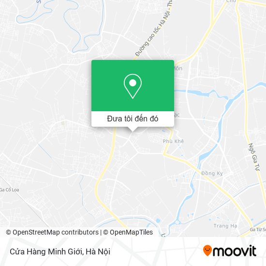 Bản đồ Cửa Hàng Minh Giới