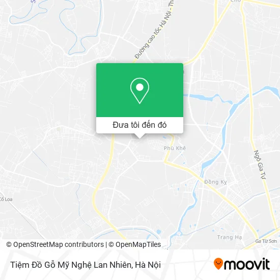 Bản đồ Tiệm Đồ Gỗ Mỹ Nghệ Lan Nhiên